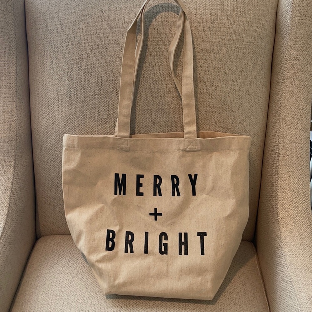 🆕 MERRY + BRIGHT Tote Bag